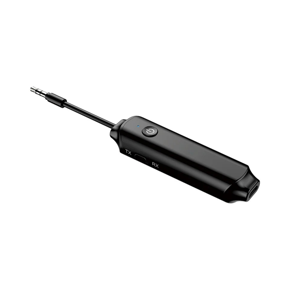 B12 Bluetooth-compatible 5.0 Transmitter Receiver Rechargeable 3.5mm Aux Audio Adapter for PC TV Car - 7