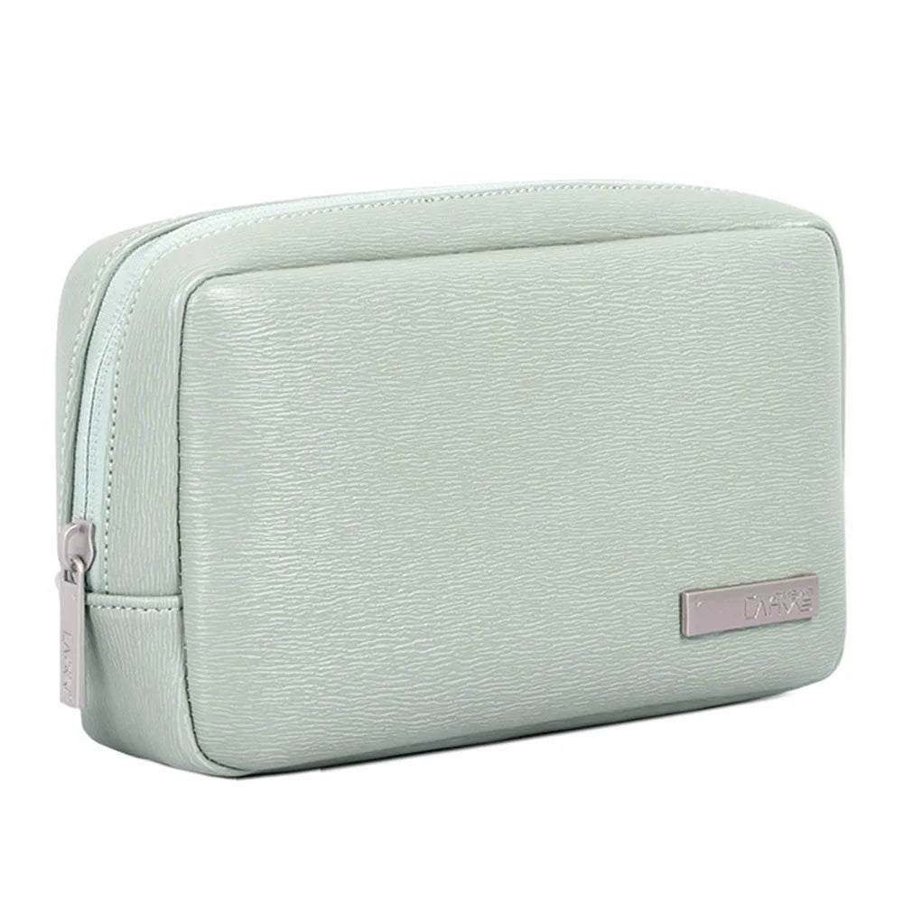 CANVASARTISAN L6-S11 PU Leather Storage Bag Case for Digital Accessories Power Bank Charger Phone Pouch - 1
