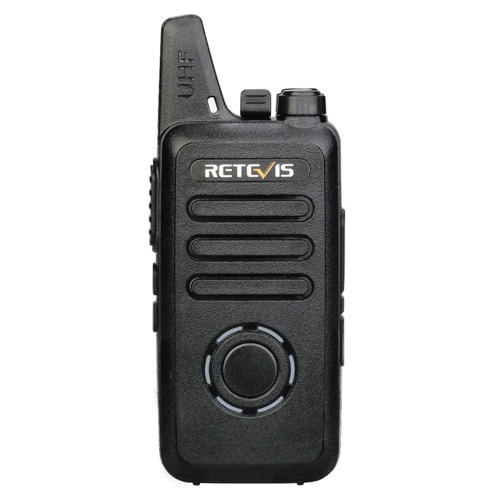 RETEVIS RT22S 2Pcs/Set Mini Walkie-Talkie Portable Wireless Two Way Radio for Restaurant Construction Site Hotel - 5