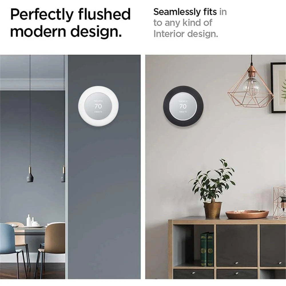 For Nest Thermostat Anti-Scratch Anti-Fall Drop-Proof Silicone Cover - Blue - 3