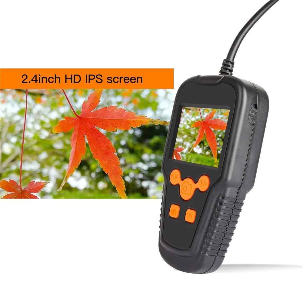 P60A 10m Hard Wire 5.5mm Lens Portable 2.4 inch Screen Industrial Endoscope HD 1080P Pipe Inspection Camera Borescope - 3
