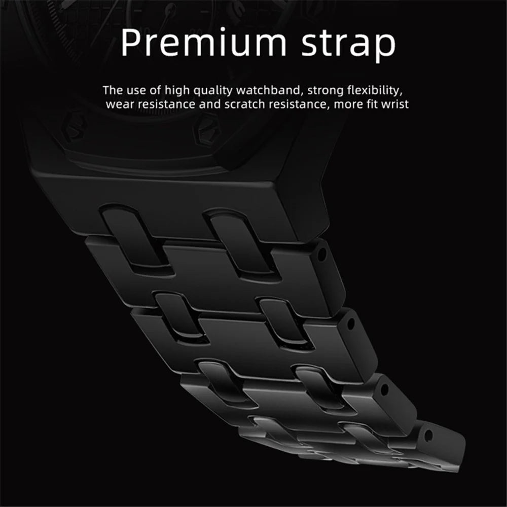 WLISTH 6149 Alloy Strap Business Quartz Watch Luminous Wrist Watch with Calendar - Black / Men - 5
