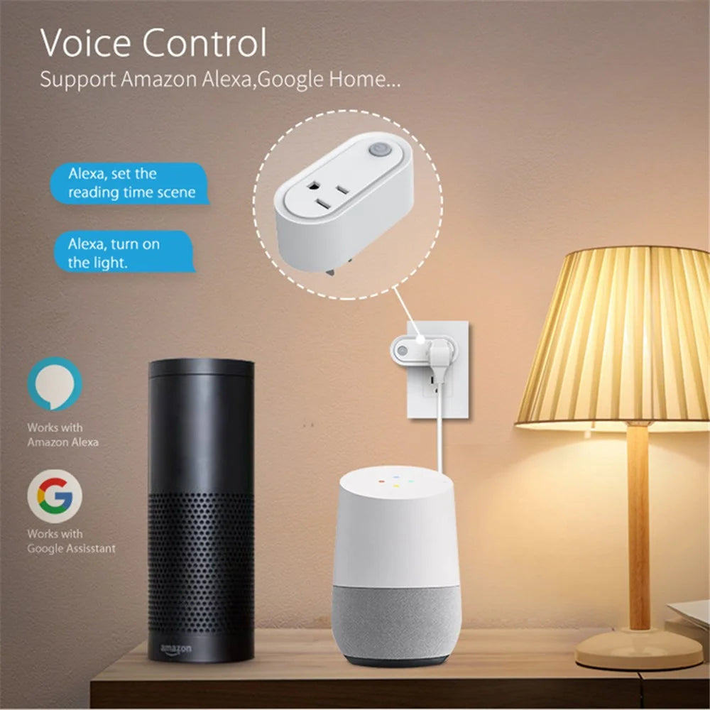 NEO NAS-WR12WM Power Consumption Display Tuya Matter WiFi Plug Remote Control 15A Socket - US Plug - 6