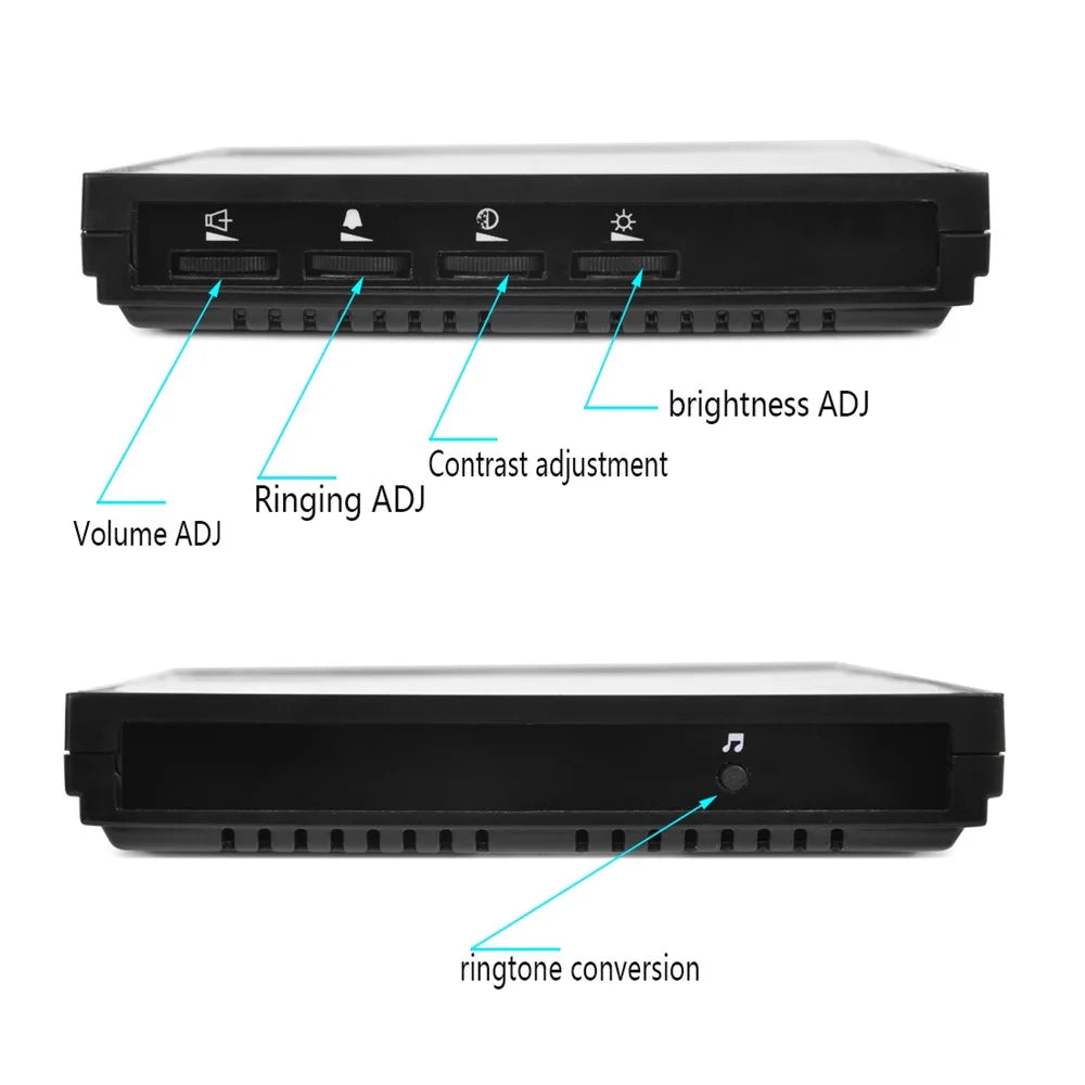 806MJIDS11 1 Camera+1 Monitor EU Plug 7-inch Home Intercom Video Doorbell - 5