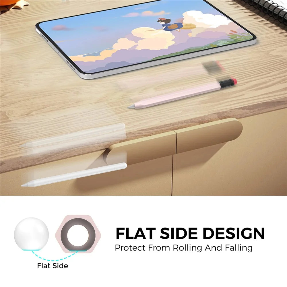 AHASTYLE PT180-3 For Apple Pencil (USB-C) Stylus Pen Soft Silicone Sleeve - Pink - 5