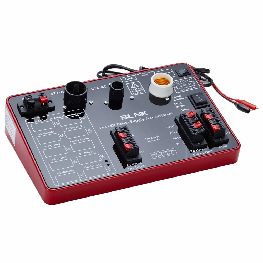 BLNK LED Light Power Supply Detector Current Voltage Testing Device with 10 Types Of Data 8A - EU Plug - 2