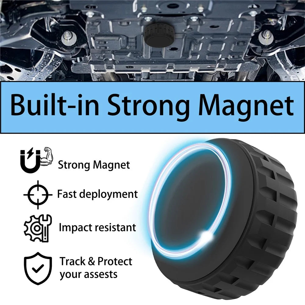For Apple Airtag Bluetooth-compatible Tracker Adhesive Waterproof PC Protective Case - 4