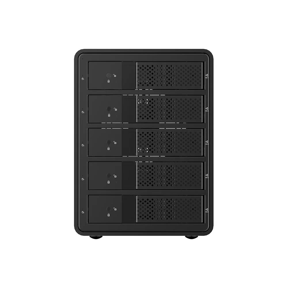 ORICO 9558U3 3.5-inch External Hard Drive Enclosure - Black / EU Plug - 3