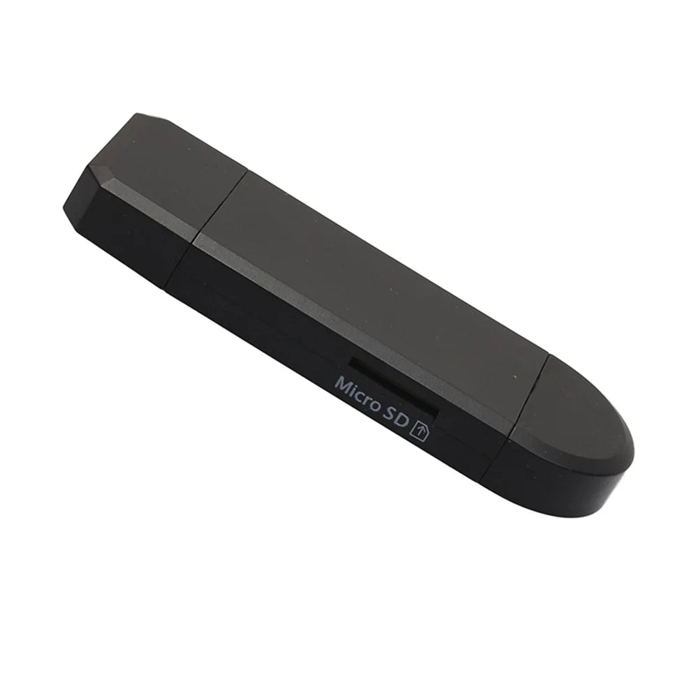 USB-C Type C + USB 3.0 + Micro USB OTG TF/SD Card Reader for Phone MacBook - 4