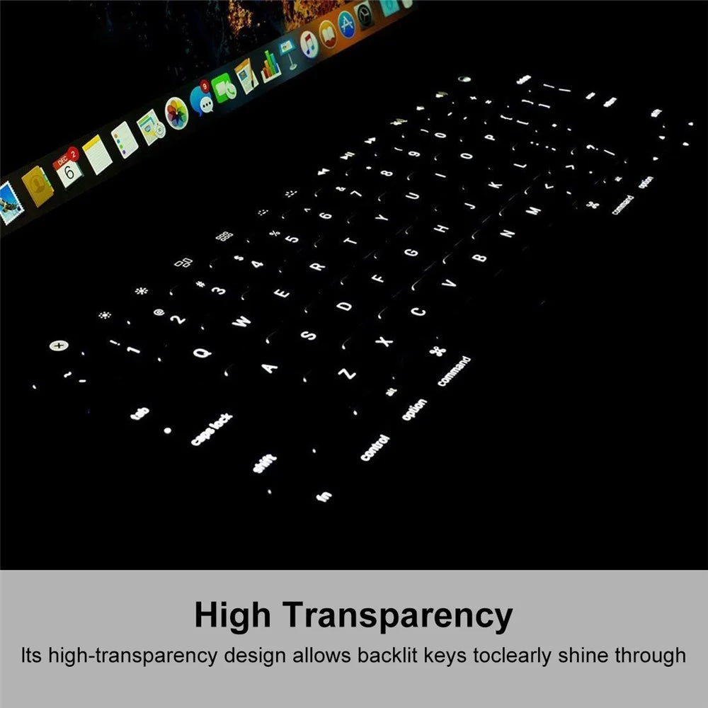 ENKAY HAT PRINCE Ultra-thin TPU Keyboard Guard Film for MacBook Pro (2016) 13 / 15 inch (US Version) - Transparent - 4
