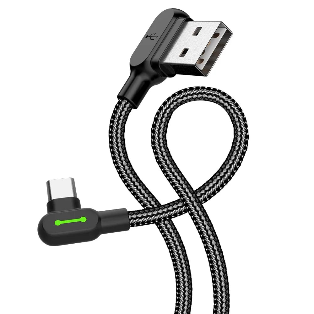 MCDODO CA-5280 Button Series for iPhone 15 Series Nylon Braided 0.5M Type-C USB Data Sync Charger Cable - Black - 3
