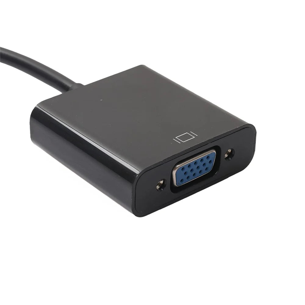 DisplayPort DP Male to VGA Female Video Converter Adapter Cable for PC Laptop TV 20CM - 4