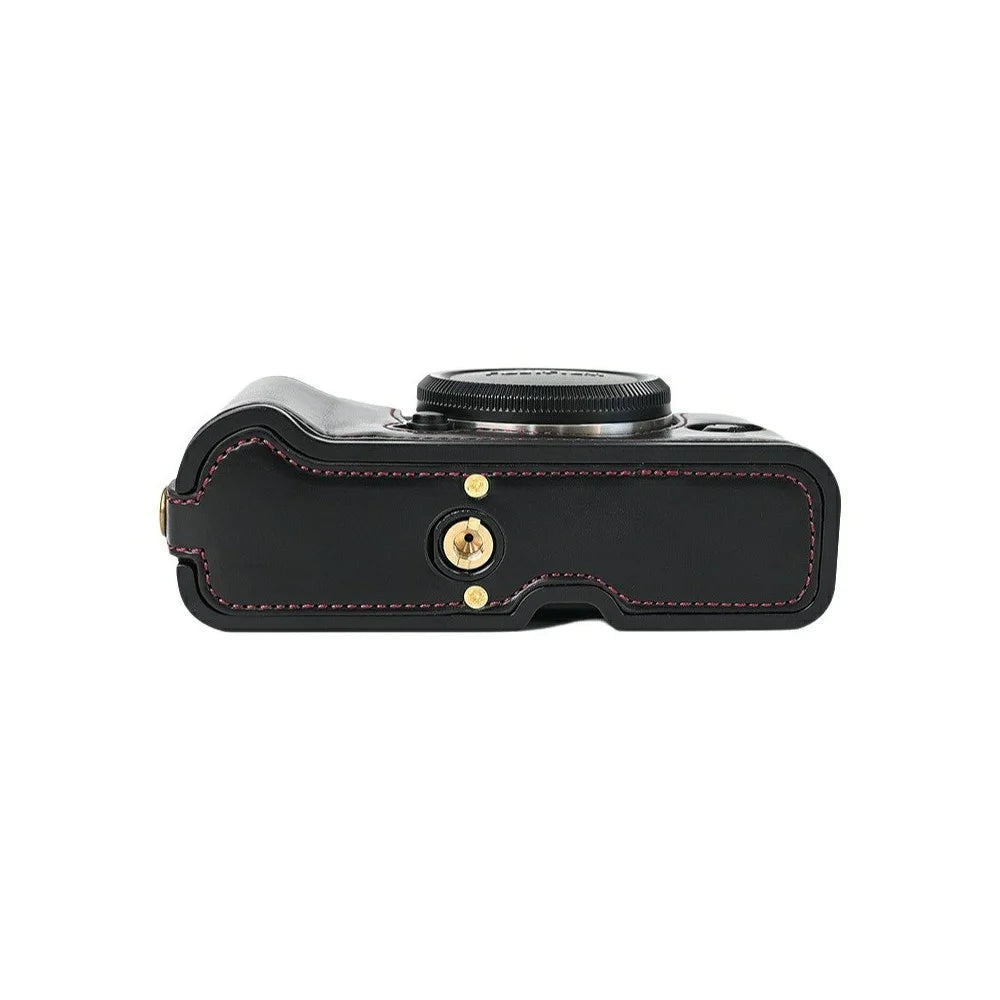 PU Leather Half Bottom Camera Case Cover Protector for Fujifilm XT30 / XT30 II / XT10 / XT20 Camera - Black - 4
