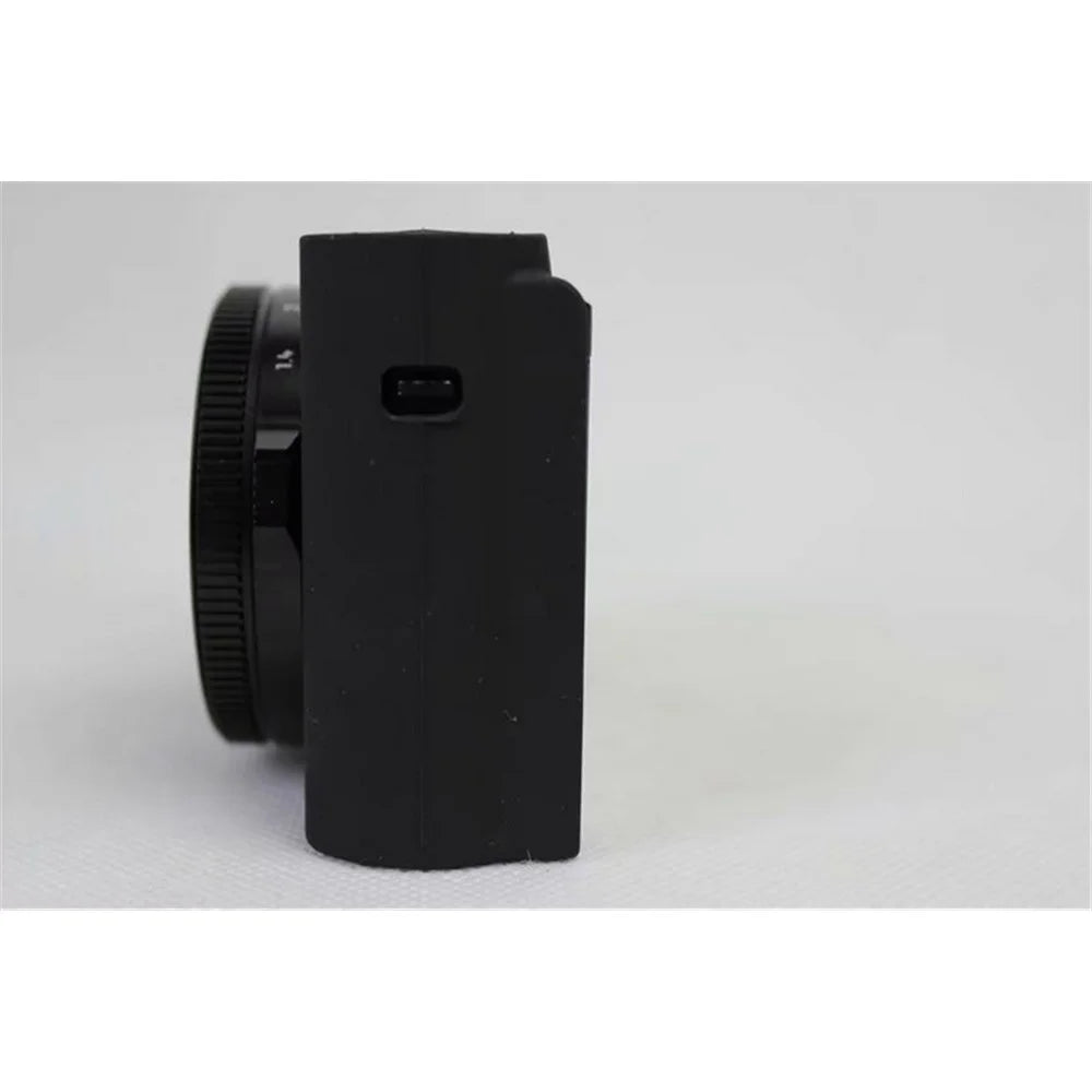 Flexible Silicone Protective Camera Case for Panasonic DMC-LX10 - Black - 6