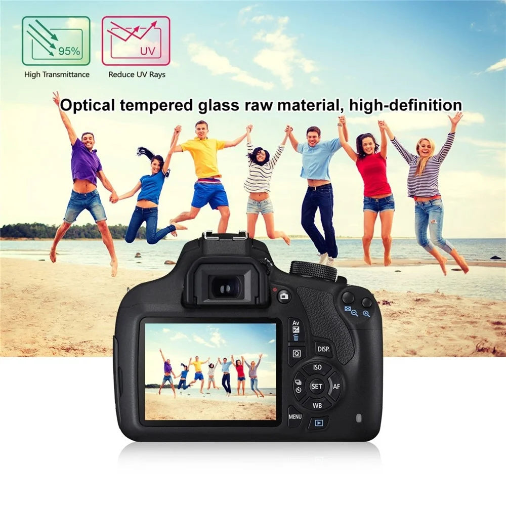 PULUZ PU5506 for Canon 1200D 1300D Cameras Tempered Glass Screen Protector Guard 0.3mm 9H 2.5D - 7