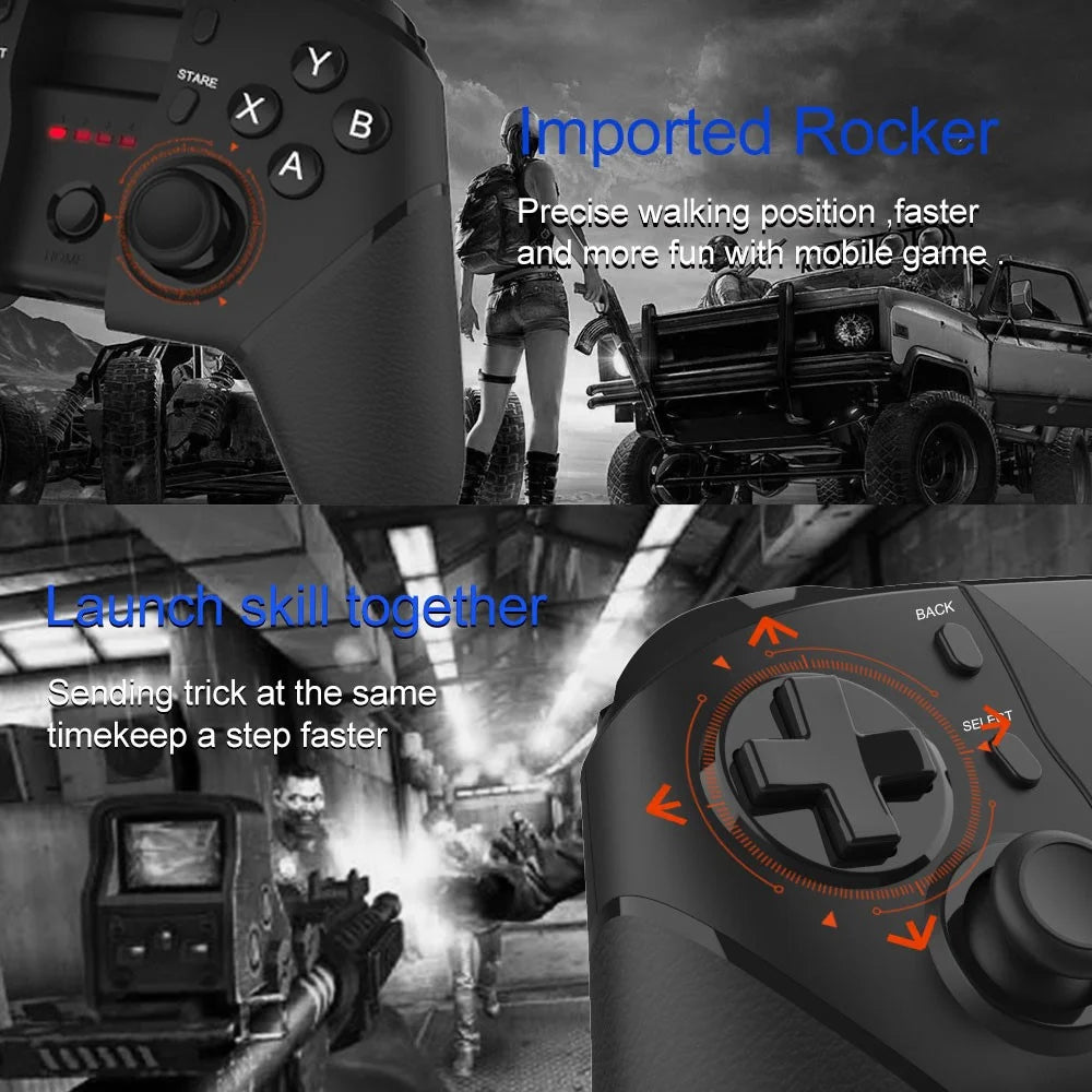 JYS SP101 Universal Bluetooth-compatible Gamepad Wireless Controller for iOS/Android Smartphone/Smart TV/TV Box - 6