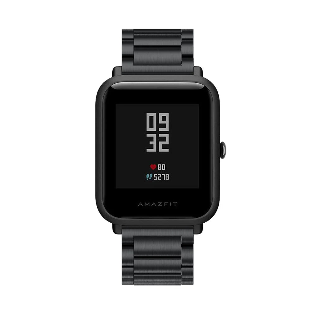 20mm Stainless Steel Smart Watch Replacement Strap for Huami Amazfit GTS - Black - 3