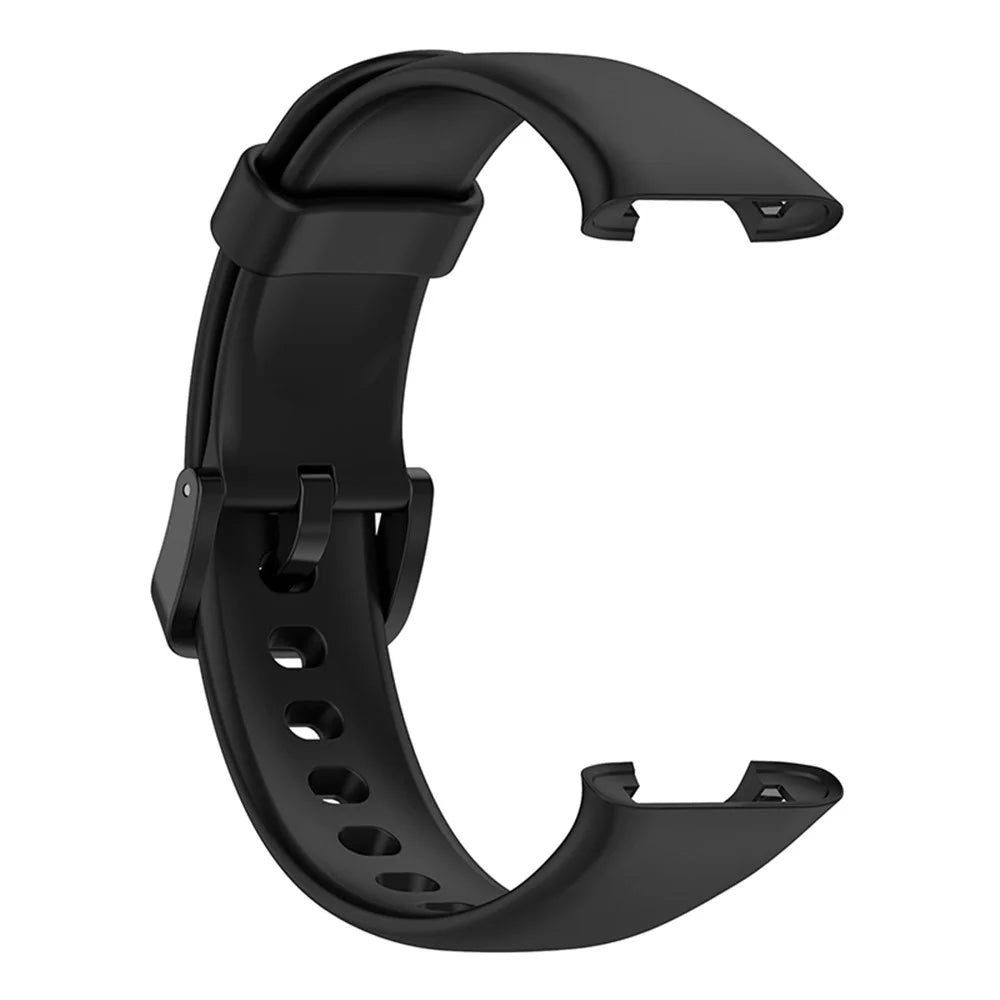 For Xiaomi Mi Band 7 Pro TPE Watch Band Quick Release Wrist Strap for Sports Watch Replacement Accessories - Black - 4