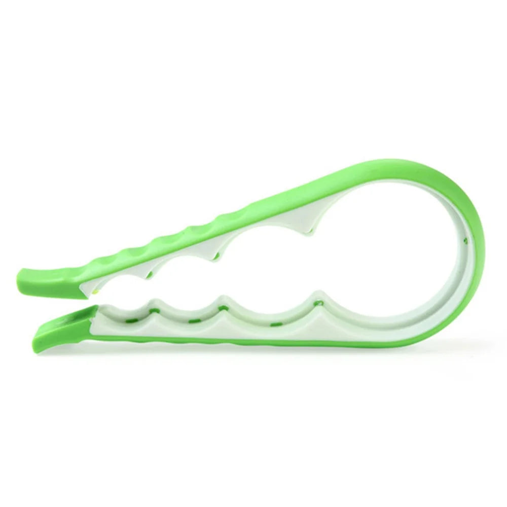 AT7585 4 in 1 Handy Bottle Opener Anti-slip Can Lid Screw Opener Kitchen Tool - Random Color - 2