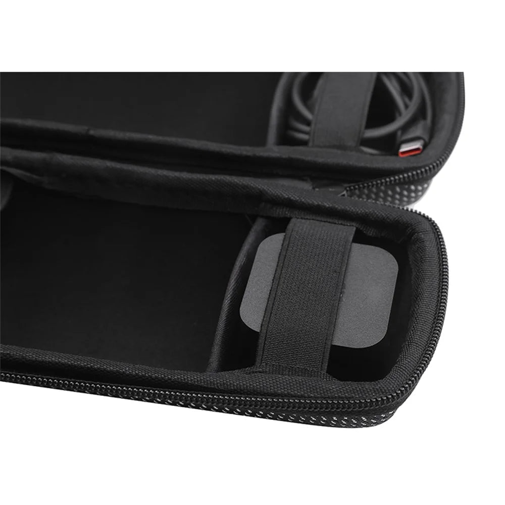 For JBL Flip 6 Bluetooth-compatible Speaker Anti-scratch Carrying Bag Portable Storage Case - Grid Black - 5
