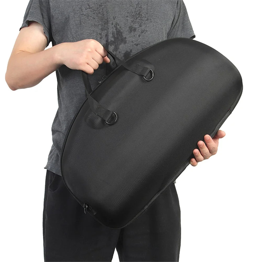 For JBL boombox 2 / 3 Bluetooth-compatible Speaker Protective Case Shockproof Carrying Storage Bag - Black / Orange - 2