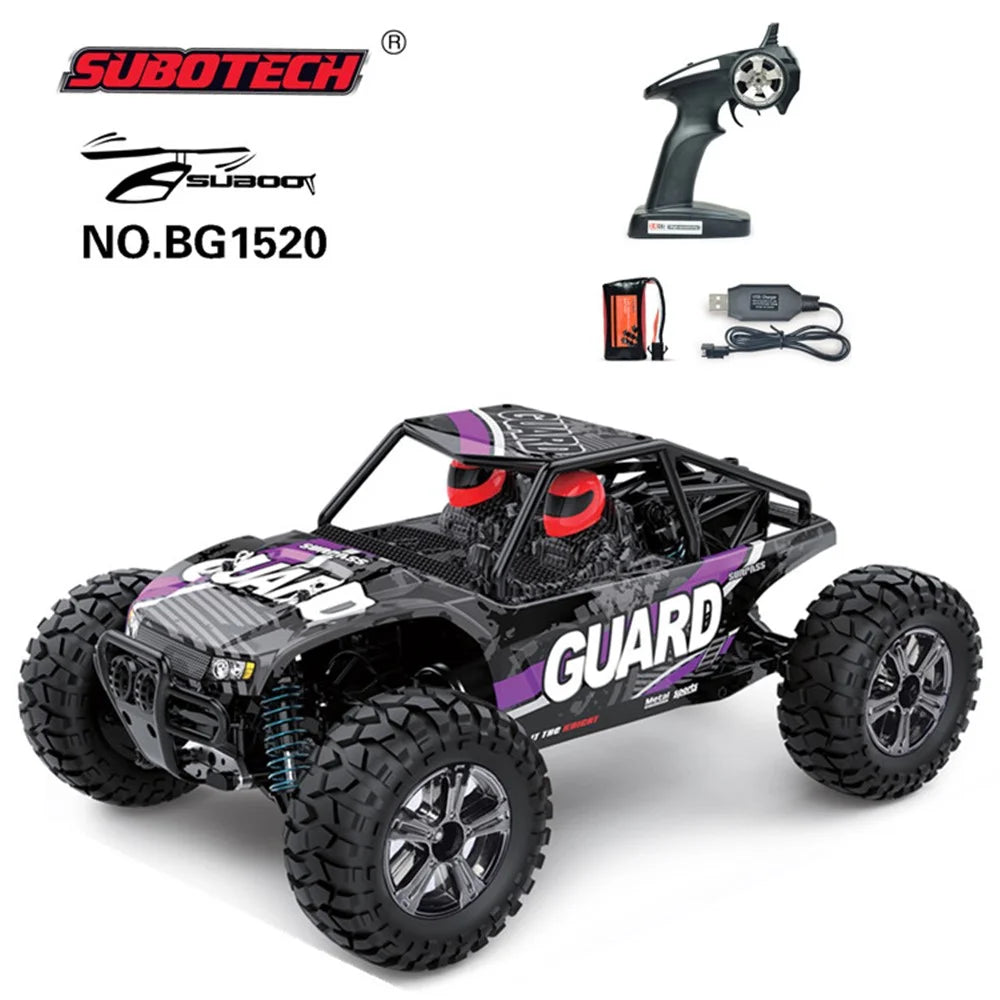 SUBOTECH BG1520 1:14 Full-scale 2.4GHz Four-wheel High-speed Electronic Car Toy - Purple - 2