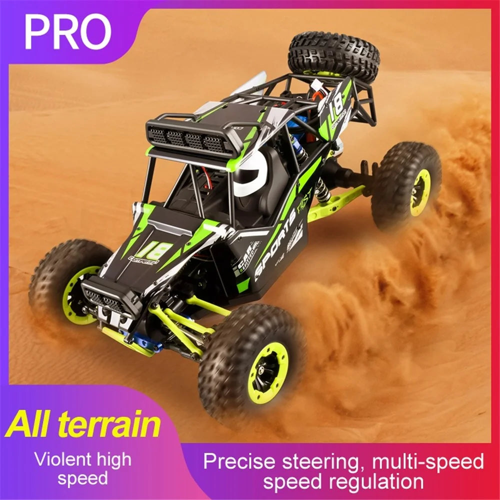 2026 1:12 Scale RC Car All Terrain 50KM/H 2.4GHz Remote Control High Speed Electric Vehicle Waterproof Off-Road Truck with 1 Battery - Green - 3