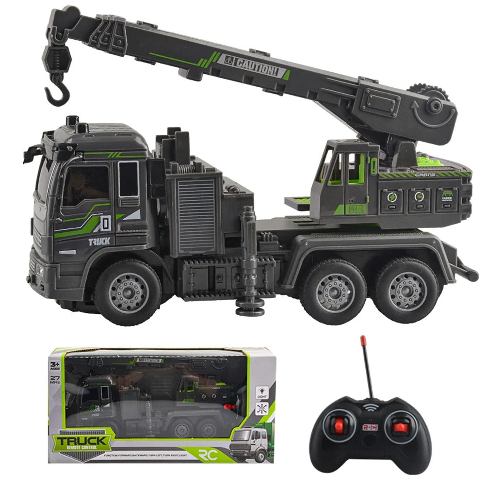 JC-051 Children 1:32 4CH RC Crane Engineering Toy Multi-Joint Adjustable Wireless Electric Construction Vehicles Toy - 1
