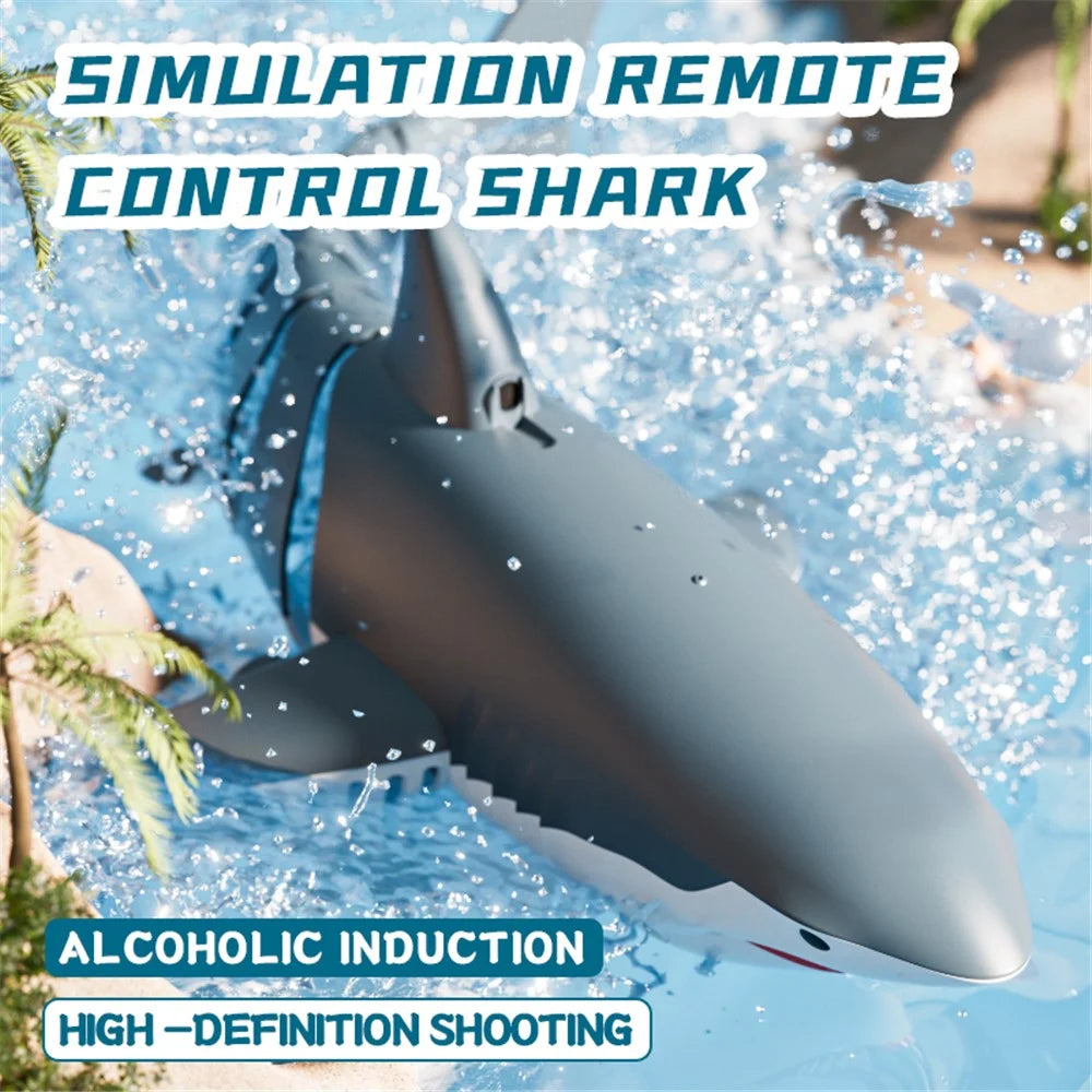 4DRC S6 Remote Control Bionic Shark Electric Spray Water RC Toy with 1 Battery (No Camera Lens) - 4