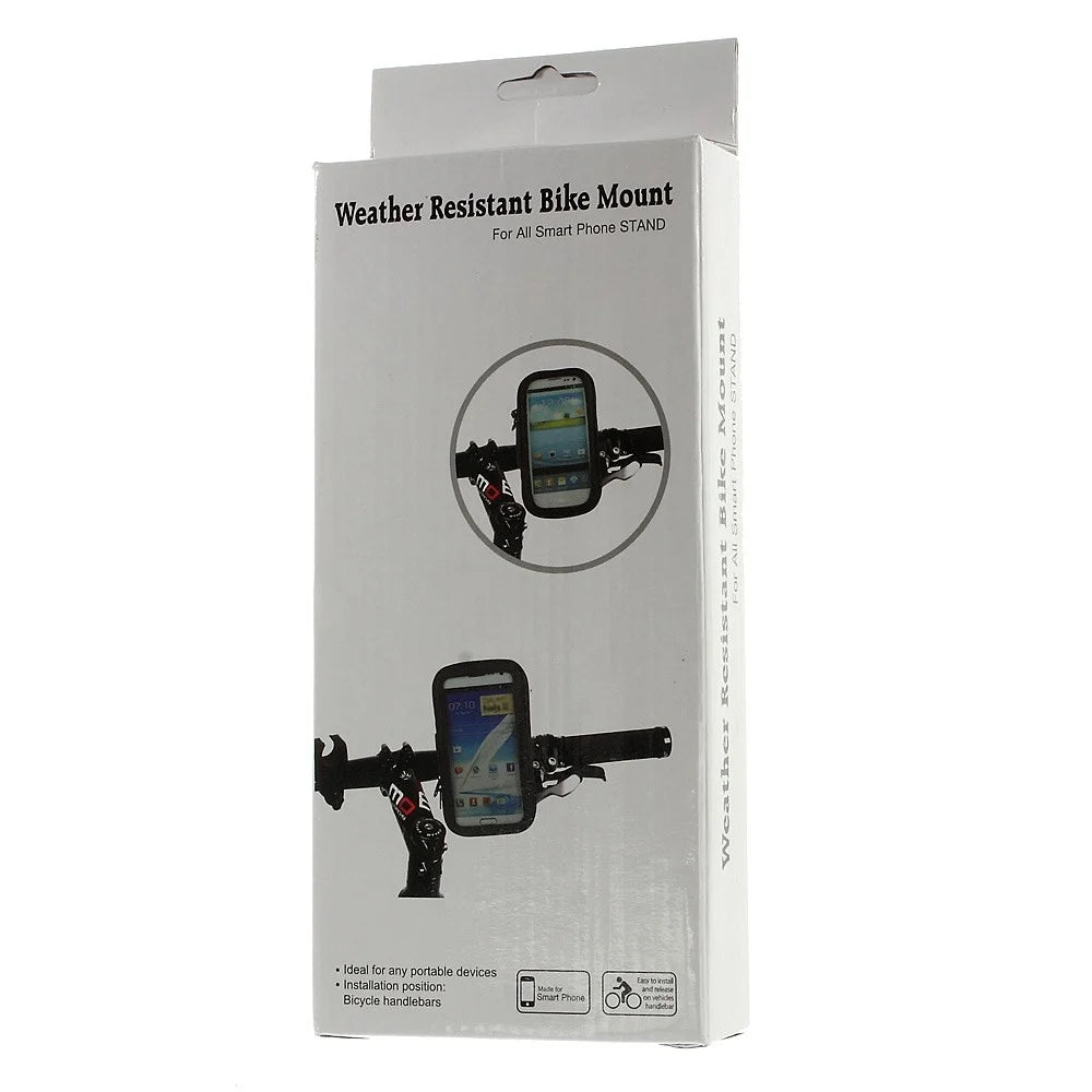 Bicycle Motorcycle Handle Bar Mount with Water Resistant Case for 5.5-6.3 inch Smartphone, Size: 17 x 9cm - 7