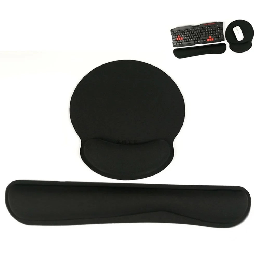 Comfortable Typing Keyboard Mat Mouse Pad Desk Game Playmat - 3