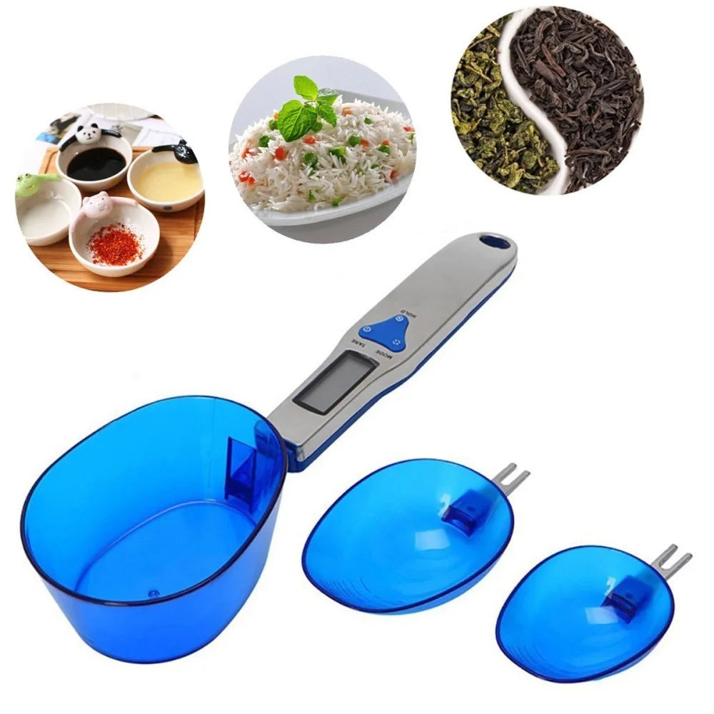 Digital Scale Spoon LCD Display 500g/0.1g High Precision Electronic Measuring Spoon Balance for Kitchen Cooking Baking - 2
