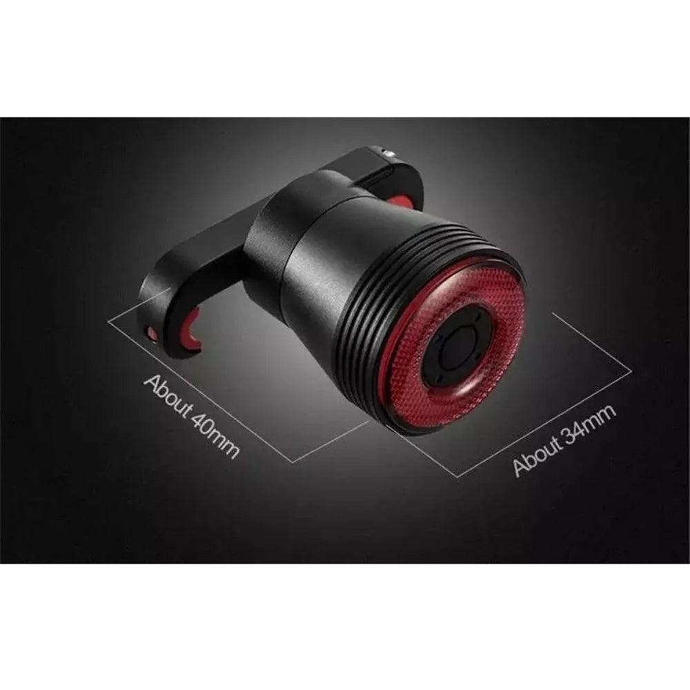 ROCKBROS Q5 Dual Bracket Smart Bicycle Brake Light Bike Taillight Sensor Auto Waterproof LED Cycling Light Bike Rear Light - Black - 4