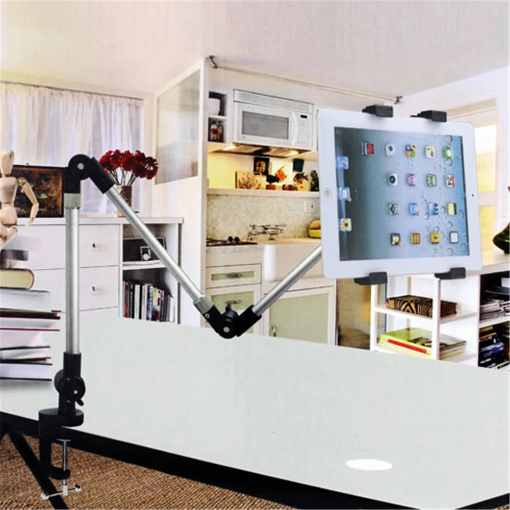 3-in-1 Multi-functional Tablet Holder Angles/Height Adjustable Stand Mounts in Car/at Home for iPad Mini iPad 4 iPad 2 The New iPad - 1