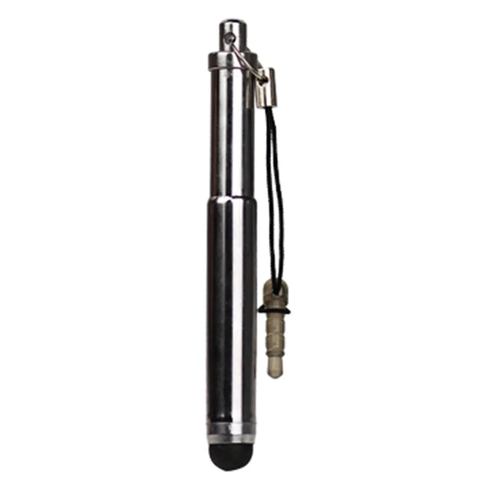 Universal Retractable Capacitive Soft Stylus Touch Pen for iPhone iPad iPod HTC - Red - 4