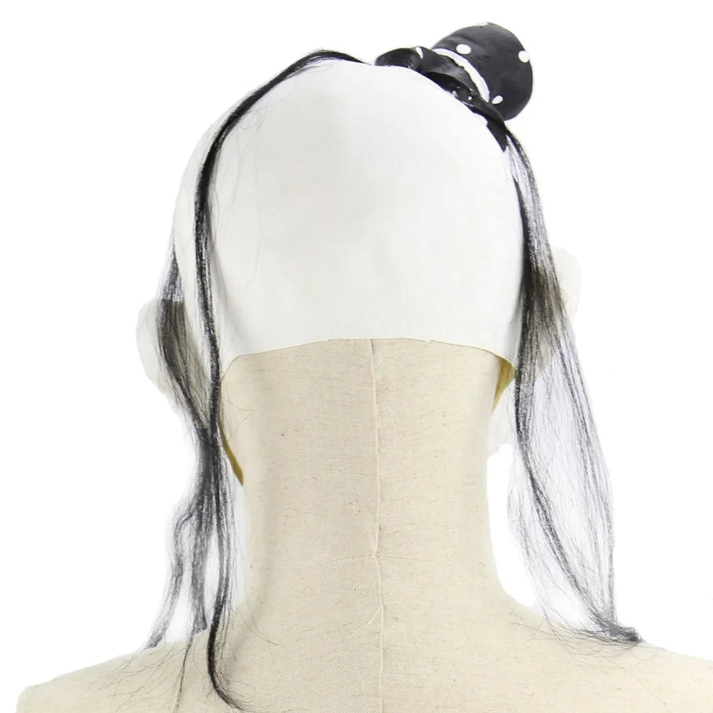 Full Head Creepy Clown Mask Made of Latex for Horror Effect - 7