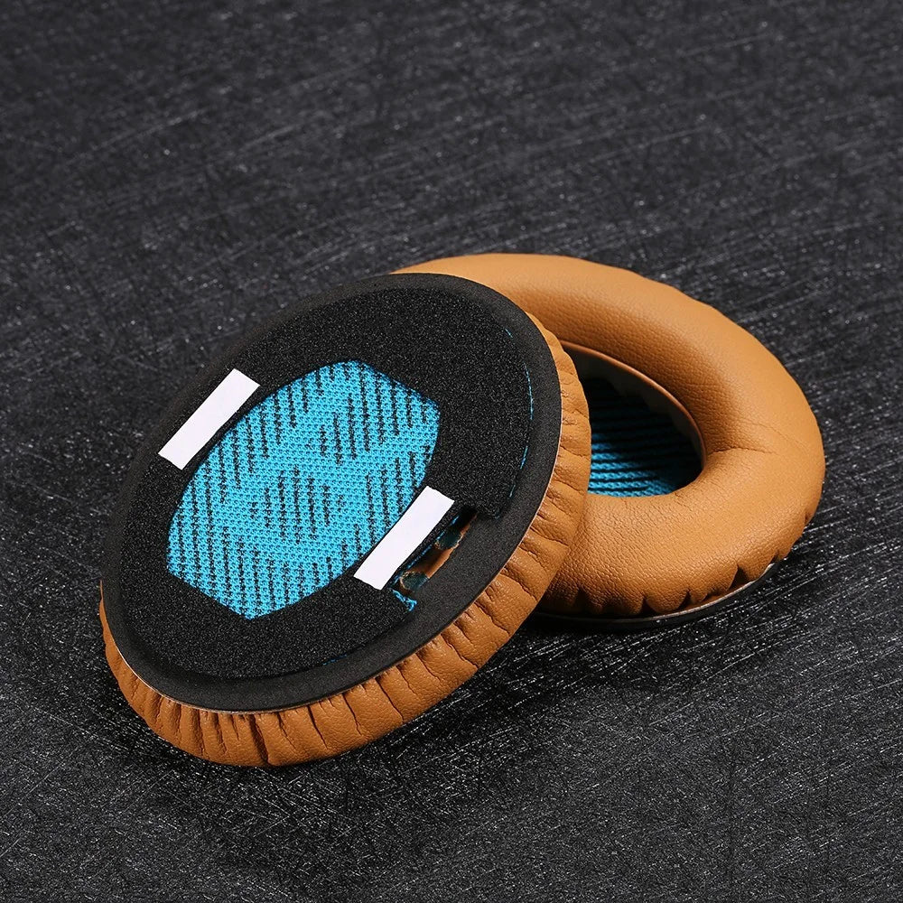 For Bose QuietComfort 25 15 QC2 QC15 AE2 AE2I AE2W QC25 Headphones Replacement Memory Foam Ear Pad Protein Leather Ear Cups Cushion Cover - Brown - 3