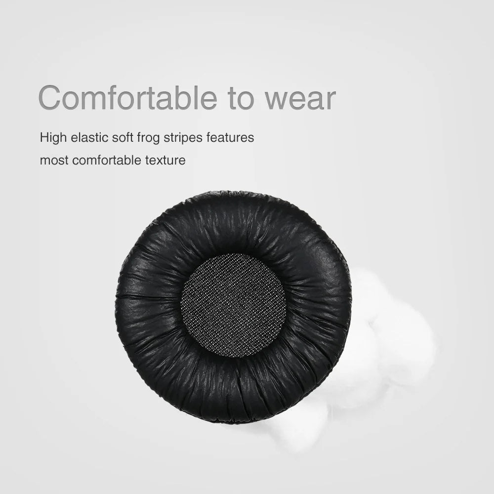 Replacement Memory Foam Ear Pad Cushion for Sennheiser PX200 PXC150 PXC250 PMX200 (fit PXC300) Headphones - Black - 6