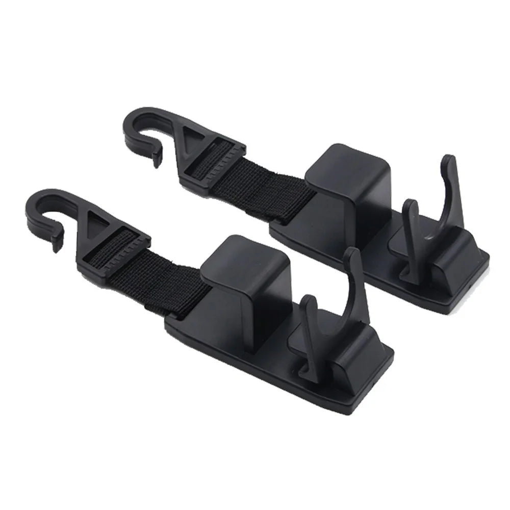 2Pcs/Set Universal Car Headrest Hooks Auto Back Seat Hanger Easy Installation Storage Bottle Holder - 7