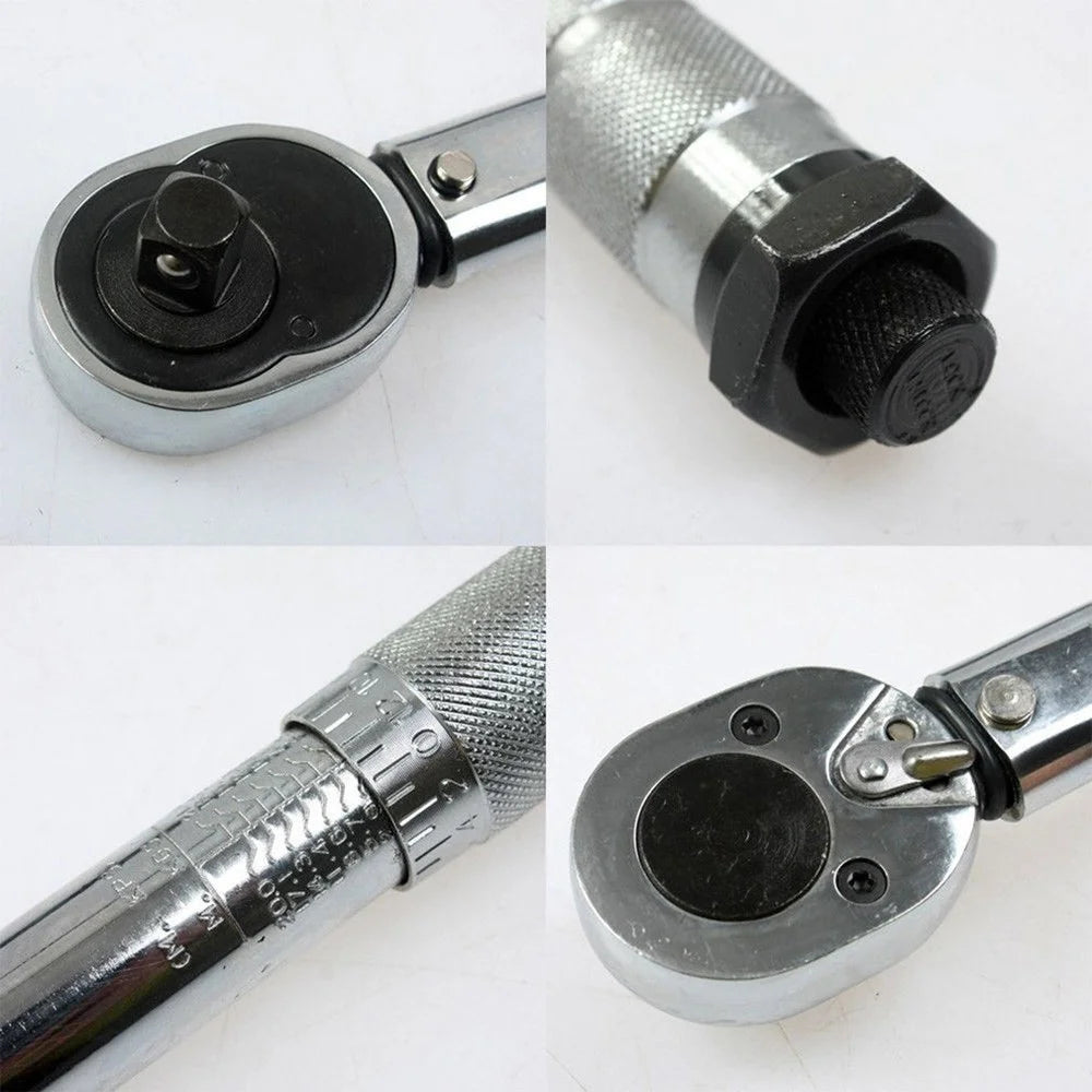 1/4-Inch DR 5-25Nm Drive Click Torque Wrench High Precision Adjustable Bike Torque Wrenches Car Repairing Tool Calibrated with Storage Case - 5