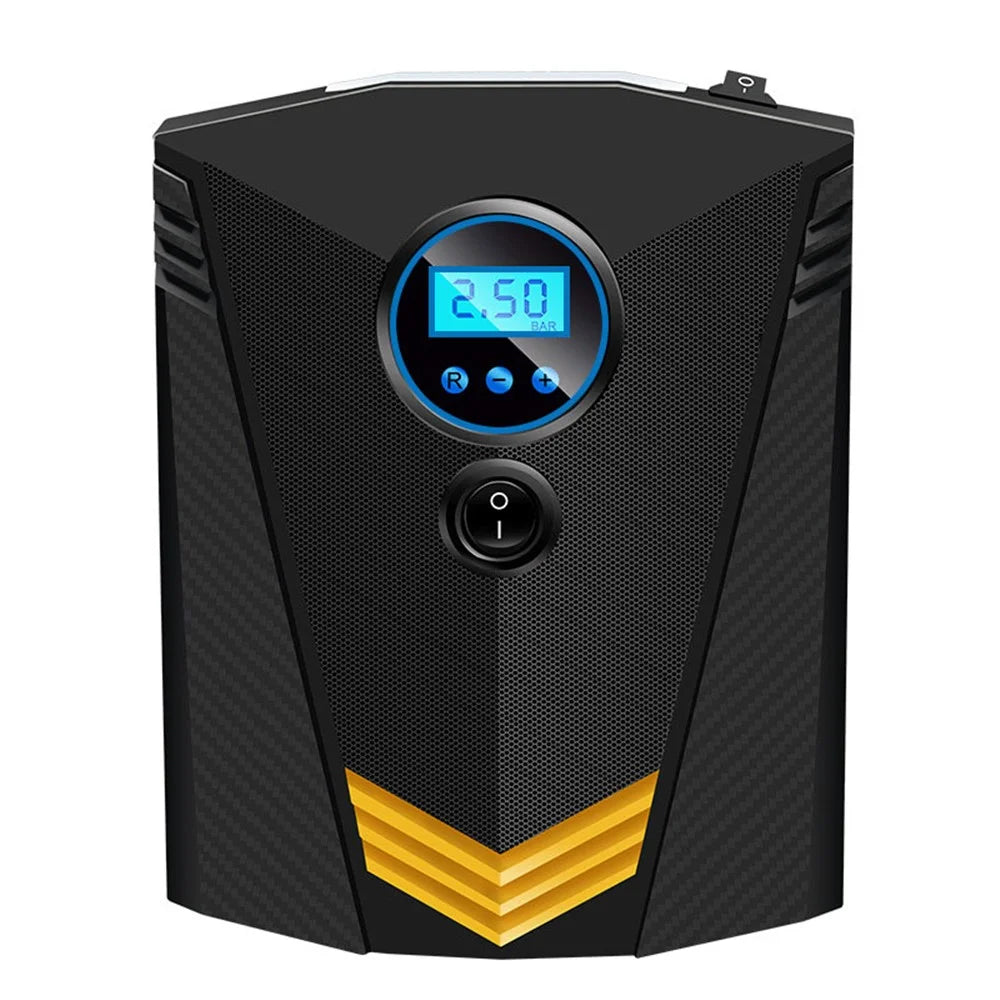 Portable Car Tire Inflator Air Compressor Auto Tire Pump with Emergency LED Lighting Function - 3