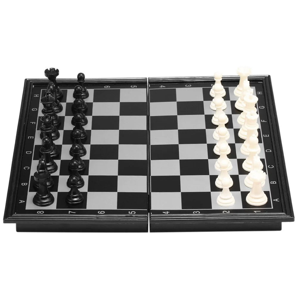 Magnetic Set Folding Chess Board Educational Toys Parlor Game Outdoor Portable Parent-Child Toy - S - 2