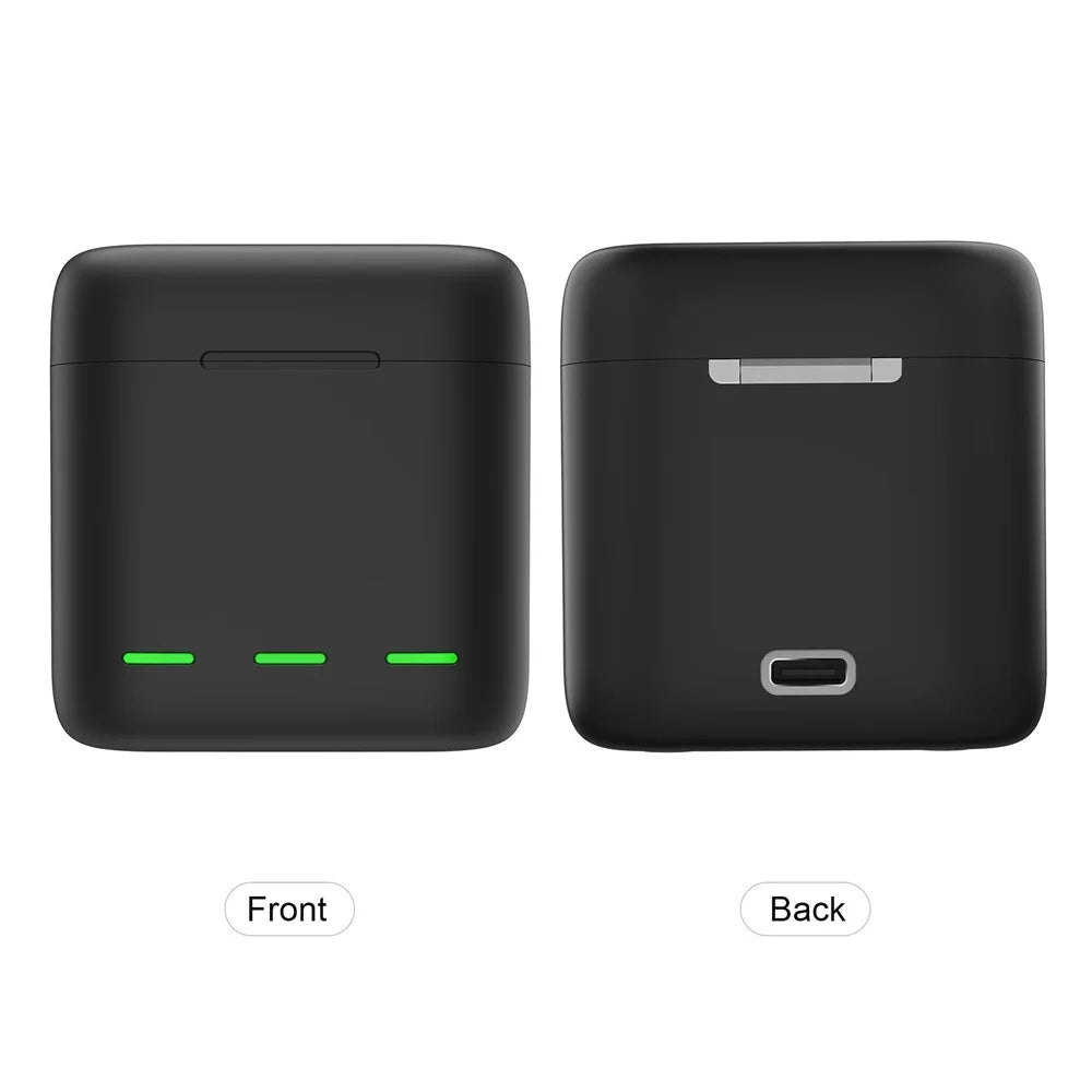 TELESIN GP-BCG-901 3-Channel USB Battery Quick Charger Batteries Storage Carrying Case - 5
