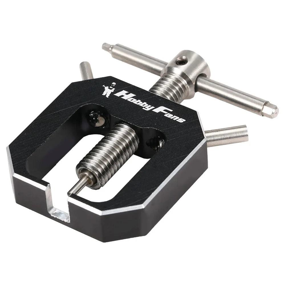 HOBBYFANS Gear Puller Remover for 1/10 HSP HPI Traxxas RC4WD Axial SCX10 Car Hobby Model Motor Pinion Parts - Black - 5