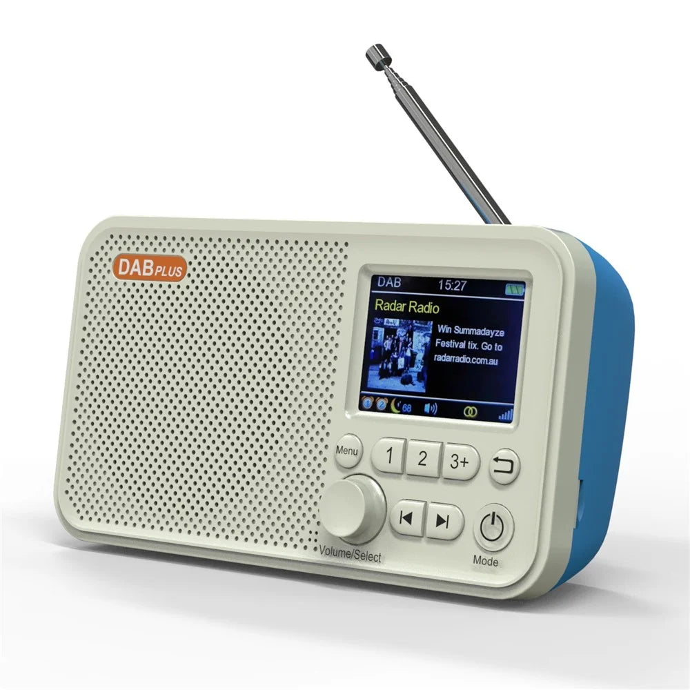 Portable Radio Digital Tuning AM/FM Stereo Radio Player Rechargeable Supports TF USB Port, Sleep Timer - 3