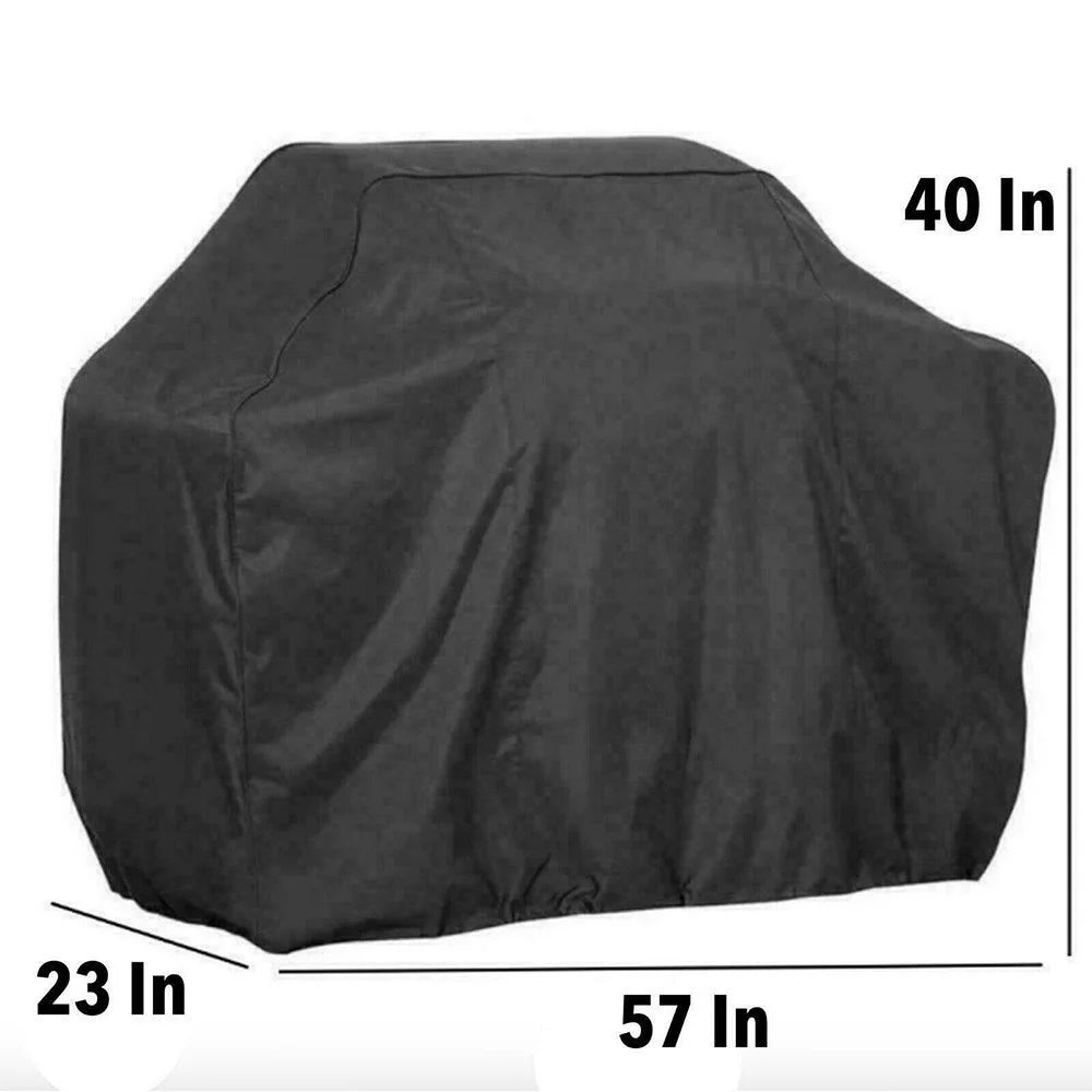 BBQ Cover 57-inch Heavy Duty Waterproof Barbecue Grill Cover Outdoor Gas Charcoal Gill Protector - 7