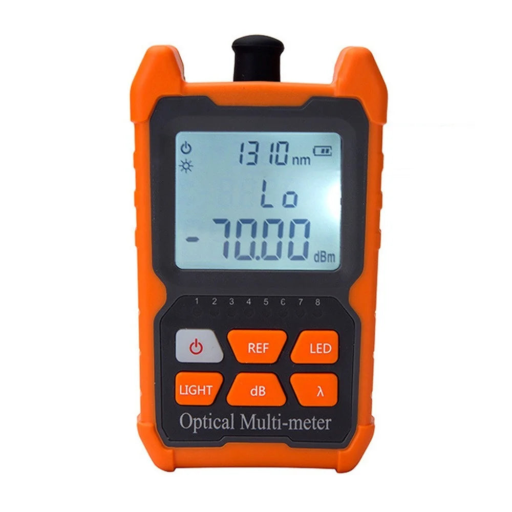 Optical Power Meter FC/SC/ST Universal Interface Fiber Tester Portable Leds Lighting Network Cable Test Equipment - 1