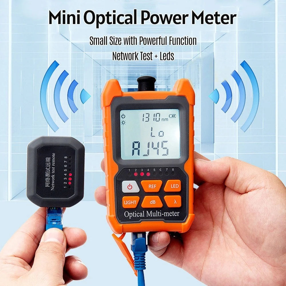 Optical Power Meter FC/SC/ST Universal Interface Fiber Tester Portable Leds Lighting Network Cable Test Equipment - 3