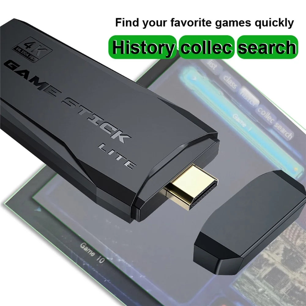 Y3 Lite Video Game Console HD Classic Dual 2.4G Wireless Controllers Game Stick Built-In 10000 Games - 32G - 3