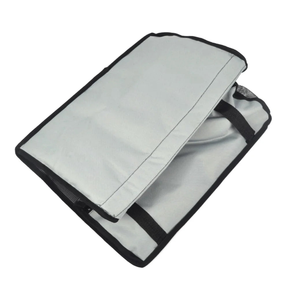 New Folding Pet Dog Cat Car Seat Safe Travel Carrier Kennel Puppy Handbag - Grey - 6
